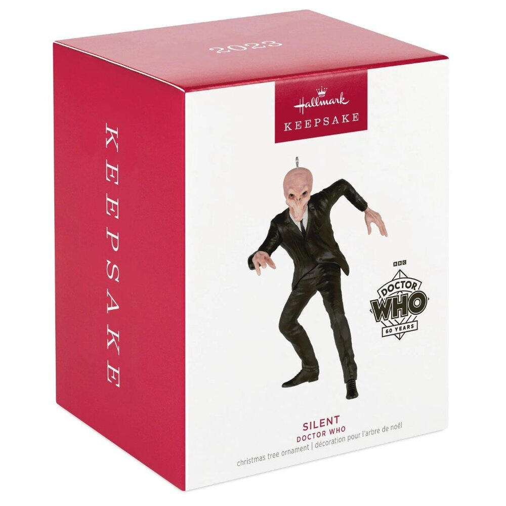 New! Dr. Who Silent Enemy Hallmark Keepsake Christmas Ornament 2023 Sci-Fi Alien